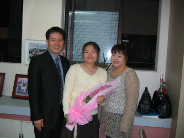 정수환 친교위원장 가족