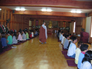참선 20분 경과